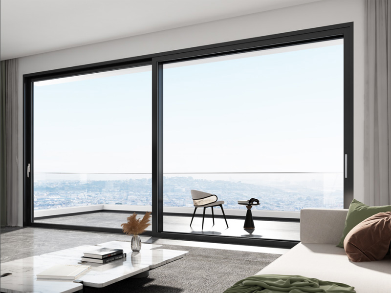 Heavy Duty Sliding Door With Broken Bridge